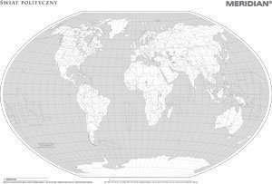 Mapa konturowa Świata